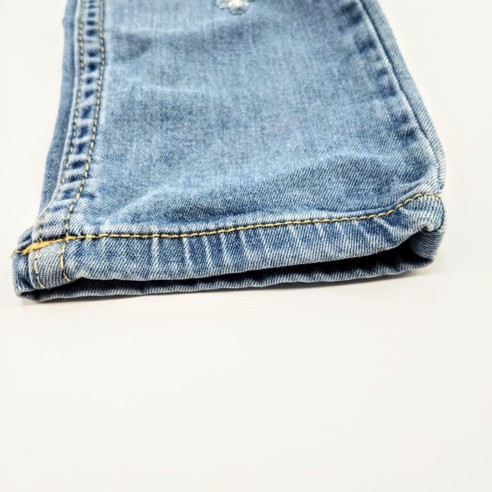Kids Blue Levis Skinny Distressed Jeans - Picture 14 of 14
